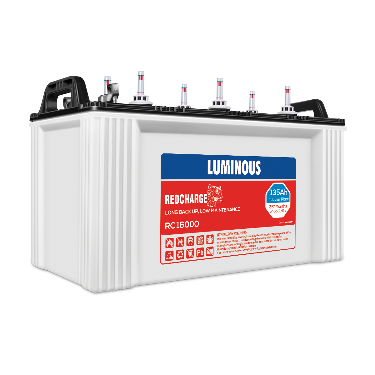 Luminous Inverter Battery 135AH RC 16000 st