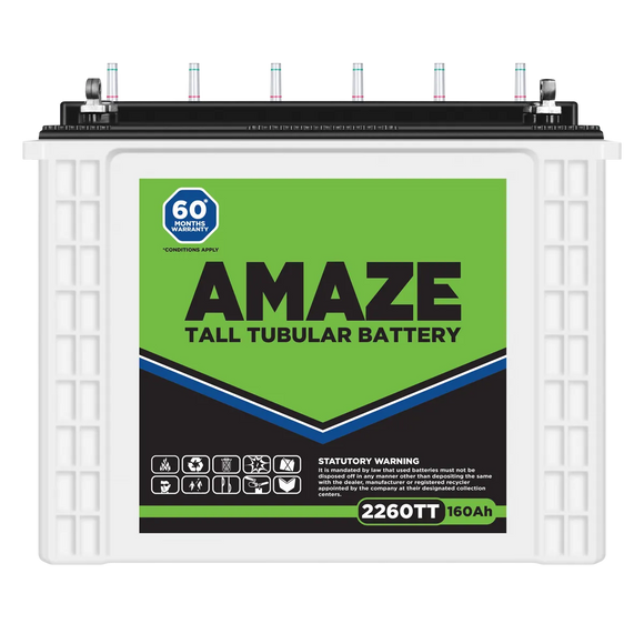 Amaze inverter battery 160 ah 2260tt