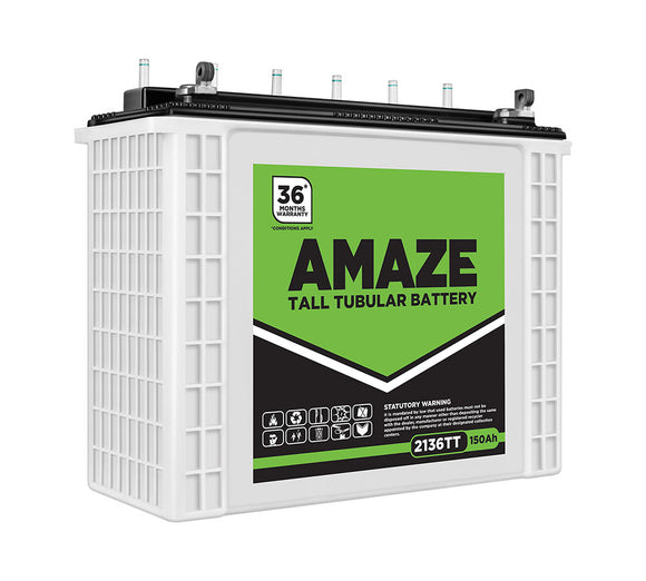 Amaze inverter battery 150 ah 2136tt