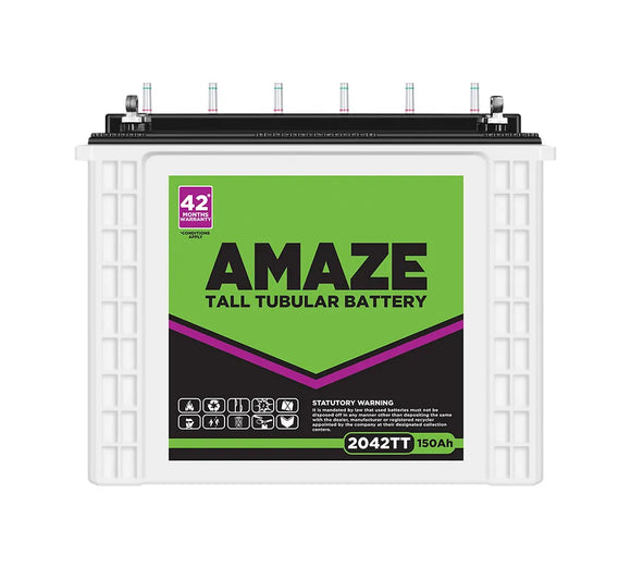 Amaze inverter battery 150 ah 2042tt 