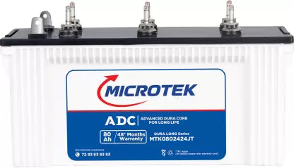 Microtek Dura Long MTK0802424JT 80Ah/12V Inverter Battery