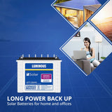 Luminous solar battery 120 ah lptt12120h