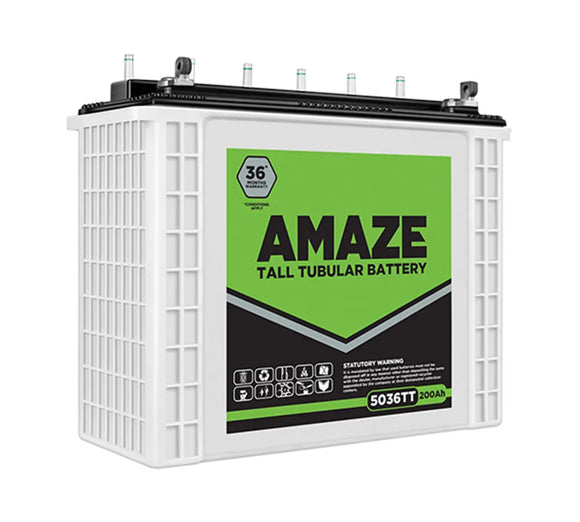 Amaze inverter battery 200 ah 5036tt 