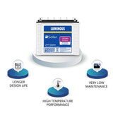 Luminous solar battery 120 ah lptt12120h