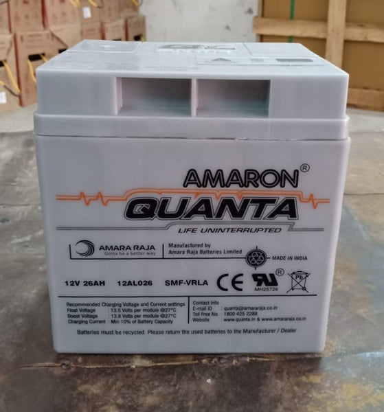 Amaron Quanta Smf Battery 26 ah best Dealer Price Delhi NCR