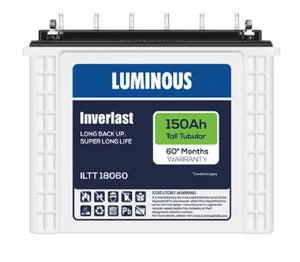 Luminous Inverter Battery ILTT 18060 Tall Tubular 150 Ah
