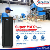 Microtek Online ups 20 kva 3 Phase In 3 Phase Out Super Max+ Series