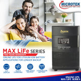 Microtek online ups 2 kva 48v Max Life 