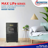 Microtek online ups 1 kva max Life 48v