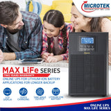Microtek online ups 3 kva 48v Max Life