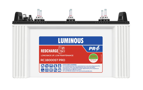 Luminous Inverter Battery RC 18000 St Pro Wholesale Price 