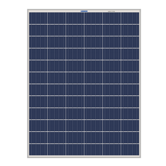 Luminous Solar Panel 170 Watt 12V POLY